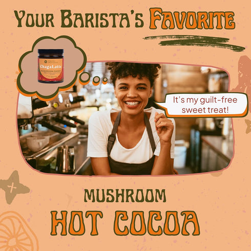 Archaic Apothecary ChagaLatte - Cacao & Mushroom Beverage Blend | Hott or Iced Superfood Chaga Drink & Hot Cocoa |