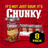 16.1 oz 8) (Pack 2) Campbells Chunky Soup, Chicken and Sausage Gumbo, Can (Case