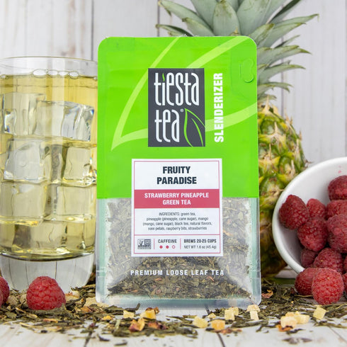Tiesta Tea Loose Leaf Tea Gift Box, Medium Caffeinated Variety Pack, 3 Pouches of Assorted Blends