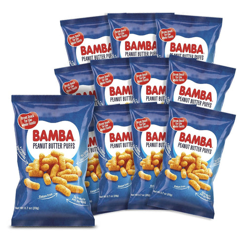 Osem Bamba Peanut Butter Puffs - Peanut Butter Puffs Bulk, Vegan PB