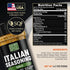 4.7oz Italian Seasoning Blend Garlic Powder Mix - Gluten Free & Low Sodium Pizza Seasonings for Bruschetta & Spaghetti.