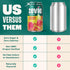 12 oz (8-Pack) Zevia Zero Sugar Soda, Strawberry Lemon Burst, Cans Naturally Sweetened, Zero Calorie Sugar Free Soda