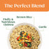 17.3 oz (Pack 6) SEEDS OF CHANGE Organic Quinoa & Brown Rice with Garlic Family Size, Organic Food, Pouch