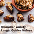 (32 2 Wilderness Poets California Walnuts - Organic, Raw, Chandler Heirloom Variety - Golden, Blonde Halves, Bulk Size