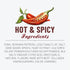 7g 2.5 oz. (Pack 7) Duke's Pork Hot & Spicy Smoked Shorty Sausages, Protein Per Serving, Snack Bags