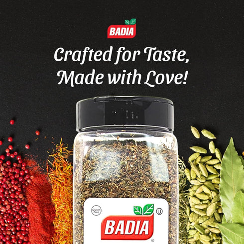 4 oz Badia Basil Leaves, Premium Dried Basil for Cooking, Seasoning, and Garnishing