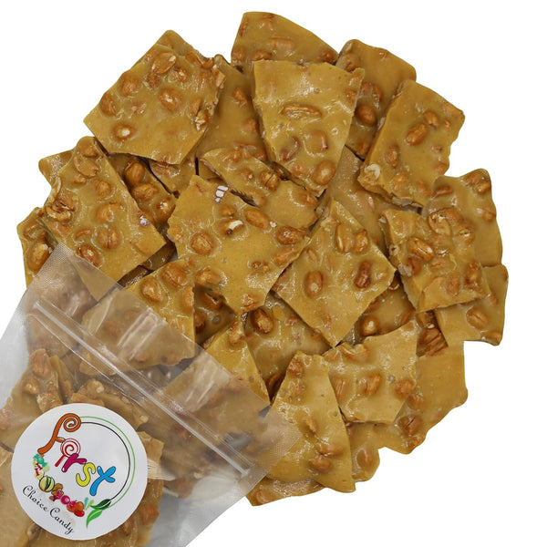 FirstChoiceCandy Peanut Brittle, Home Made Style Peanut Brittles (2 LB)