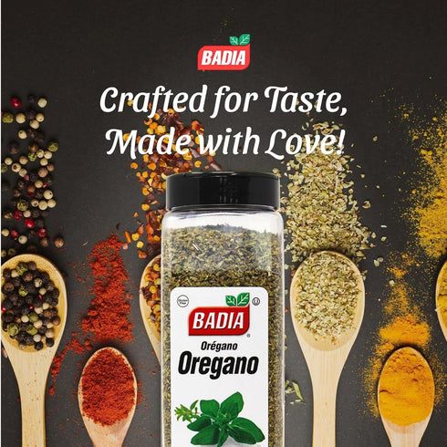 5.5 oz Badia Oregano Whole, Dried Oregano Leaves, Herb Seasoning Aromatic and Flavorful