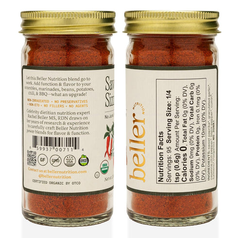 Beller Nutrition Spice Collection, 2 Oz, Savory Sizzle