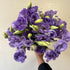 10 Next day delivery Stems Lisianthus Grade Smoked Purple Platycodon Fresh Cut Flowers Bouquet Birthdays Friendship