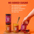 12oz 330g (Pack 1) GOOD GOOD Four Fruits Jam - No Added Sugar - Low Calorie - Gluten Free and Vegan - Diabetic and Keto