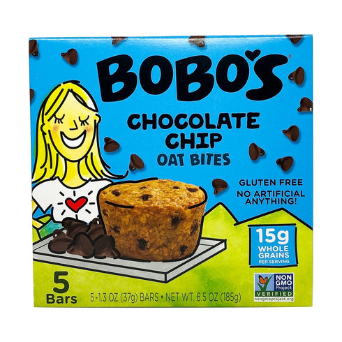 Bobo's Oat Bars Bobo's Oat Bites Original with Chocolate Chips, 1.3 Oz, 5 Ct