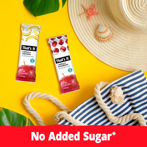 100% (36 Pack) Thats it. Variety, Natural Real Fruit Bar, High Fiber Vegan, Gluten Free Healthy Snack, Paleo