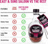 East & Suns Saloon BlackBerry Margarita Cocktail Mixer Infusion Bottle with Strainer Premium Drink Mixers for Cocktails