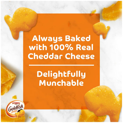 Pack, 0.9 oz, 9 Multi-Pack (Pack 2) Goldfish Colors Cheddar Crackers, Snack CT Tray