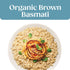 SEEDS OF CHANGE Certified Organic Brown Basmati Rice, Organic Food, 8.5 OZ Pouch