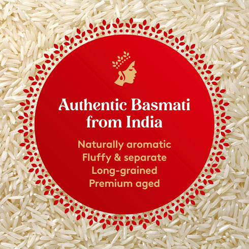 2 lb (Pack 4) Royal White Basmati Rice - Organic Long Grain Basmati Rice - Bag