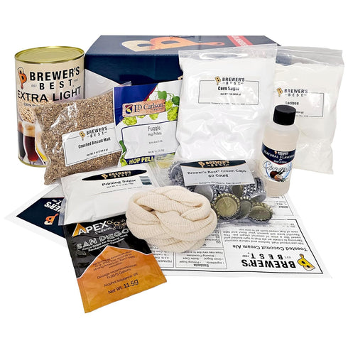 Brewer's Best -5 Home Brew Beer Ingredient Kit Gallon(Toasted Coconut Cream Ale)