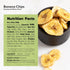 Packed (3 LBS) NUTS U.S. - Banana Chips | Dried and Sweetened | All Natural | Vegetarian |Non GMO and Gluten Free |
