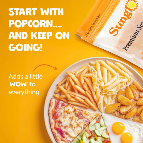 35oz Sunglo Season-It Buttery Salt, Popcorn Salt Resealable Bag, Movie Theater Popcorn Salt, Diacetyl-Free, Gluten