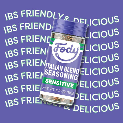 0.7 Oz, Fody Foods Italian Blend Seasoning, Garlic and Onion Free, Low FODMAP Certified, Gut & IBS Friendly, Vegan