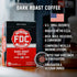 Fire Department Coffee - Dark Roast Coffee Pods, Bold & Strong, 12 Single Pods