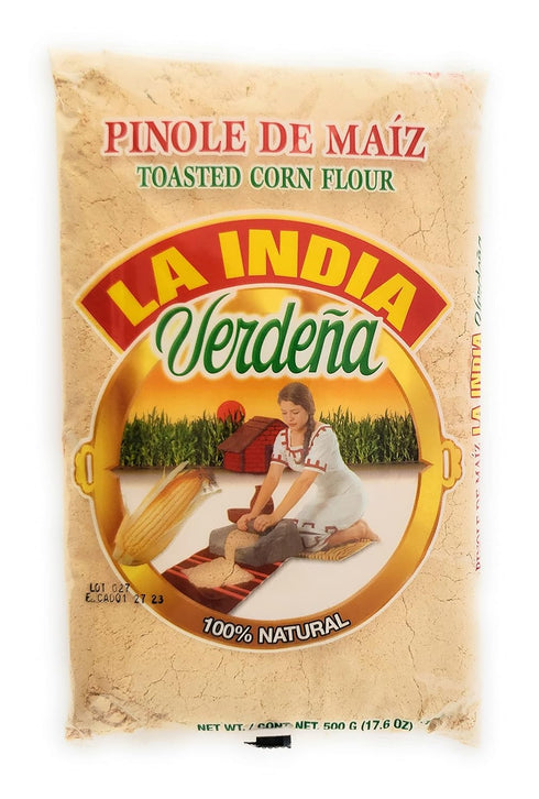 La India Verdena | Pinole de Maiz | Toasted Corn Flour |