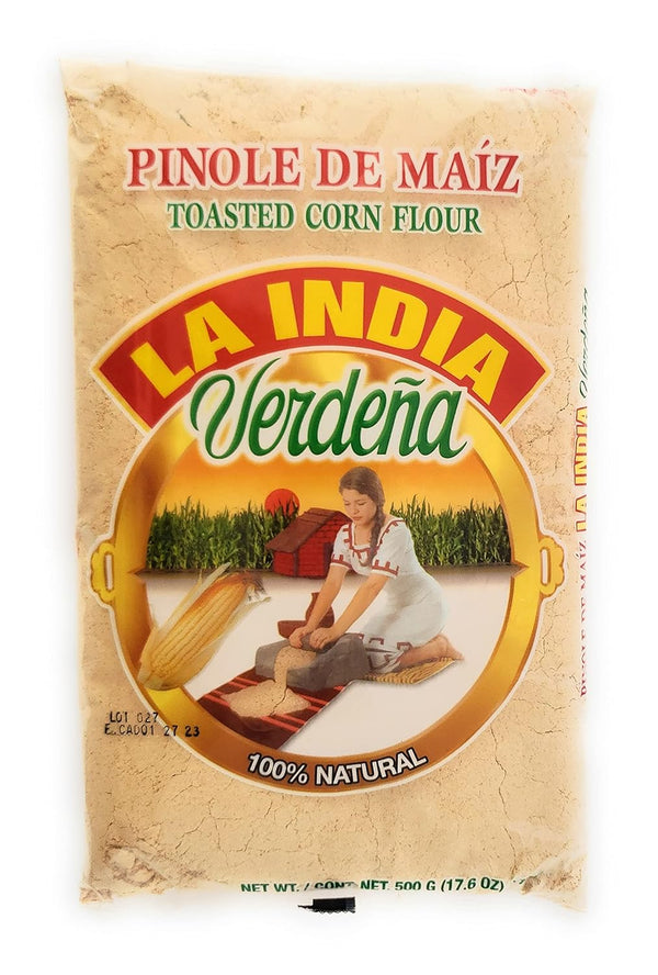 La India Verdena | Pinole de Maiz | Toasted Corn Flour |