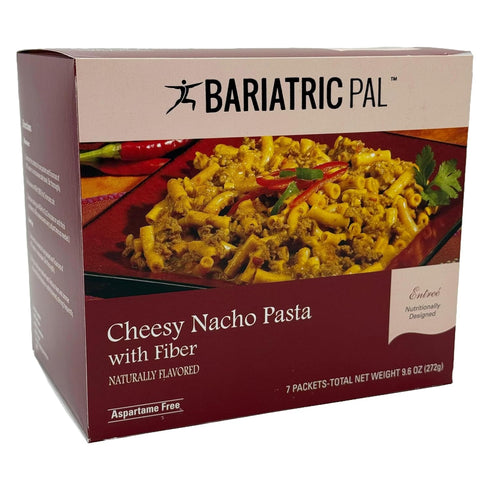 15g (3-Pack) BariatricPal Protein Entree (Aspartame Free) - Cheesy Nacho Pasta with Fiber