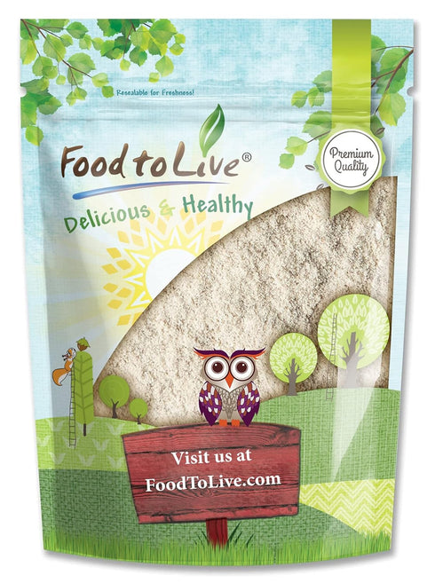 Food to Live Unbleached White Fine Pastry Flour, 2 Pounds Stone Ground
