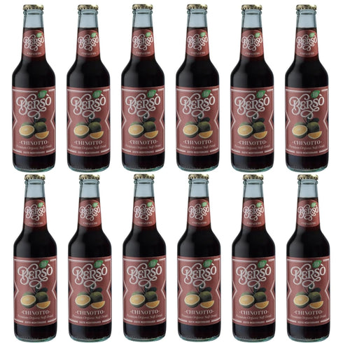 Berso Chinotto Italian Soda 12-Pack Authentic Sparkling Bitter Orange Soft Drink Classic Italian