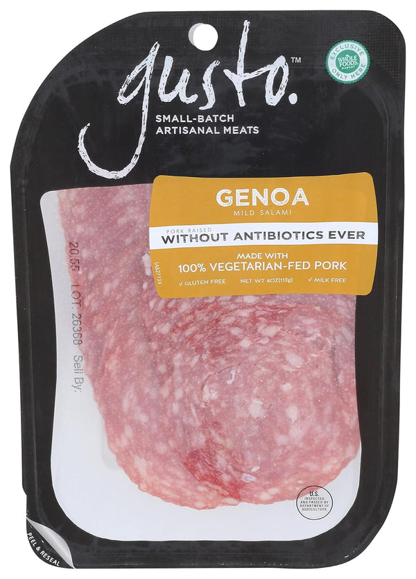 Gusto Sliced Genoa Salami, 4 oz