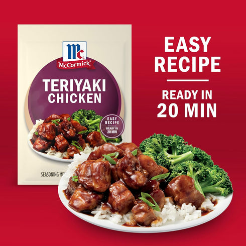 1.25 oz (Pack 12) McCormick Instant Pot Teriyaki Chicken Seasoning Mix