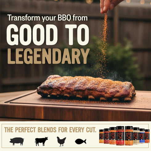 13.8 Oz Kosmos Q Texas Beef Dry Rub, Steak Seasoning with Garlic, Onion, Lemon & Savory Spices for Steak, Beef Ribs