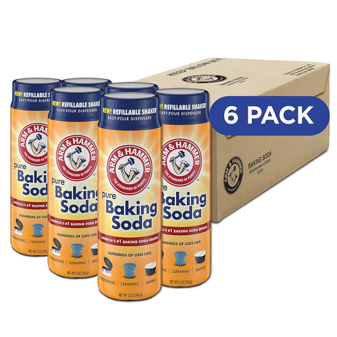 Arm & Hammer Pure Baking Soda Shaker - 12 Oz - (Pack