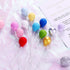 Ercadio Balloon Cupcake Toppers, 6 Colors Resin Round Shape 3D Balloons Cake Picks for Baby Shower Boys Birthday Party