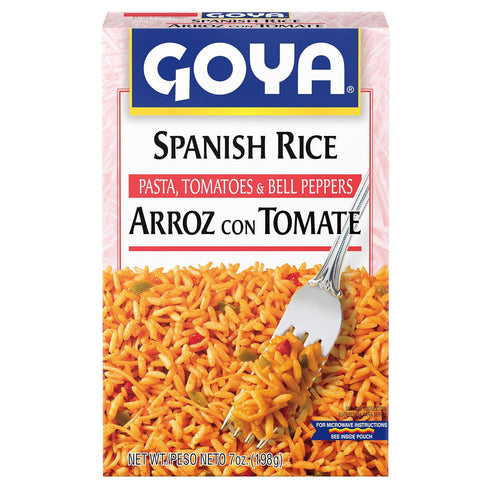 7 (Pack 12) Goya Foods Spanish Rice Mix, Ounce