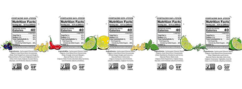 GREAT BRITISH TRADING LIMITED 5 Pack 40 12 Oz Pack 10 Culture Pop Sparkling Probiotic Soda Flavor Variety Calories per