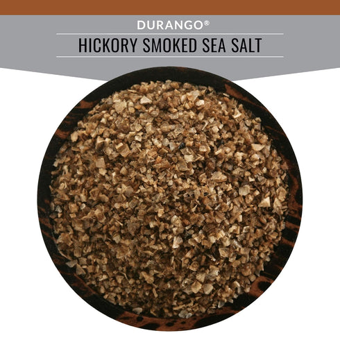 8 Artisan Salt Company Durango Hickory Smoked Sea Salt, Pour Spout Pouch, Ounce