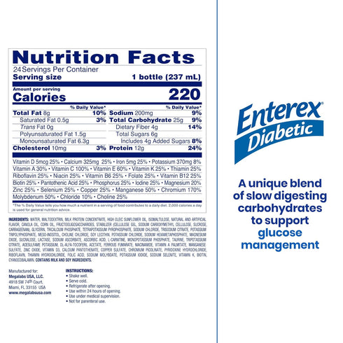 12g 8 oz 24 Count Nutritional Shake - of Protein, Low Glycemic Index, Vanilla, fl Bottle