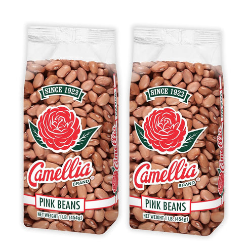 Camellia Brand Dried Pink Beans Premium Non-GMO Legumes for Southwestern Chili, Puerto