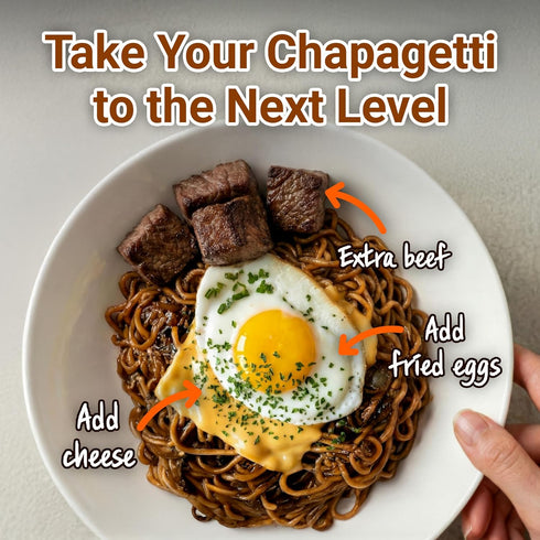 4.5 (Pack 4) Nongshim Ramen Noodles, Gourmet Instant Ramen, Premium Microwavable Noodle, Chapagetti, Ounce