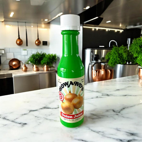 5 oz Howards Onion Juice, fl | Pure Liquid Onion Seasoning | All-Natural Flavor Enhancer for Cooking, Marinades