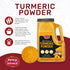 Spicy World 5 LB Turmeric Powder Jar Gluten Free, Bulk Turmeric with Curcumin, Ground Haldi Spice for Cooking, Pure