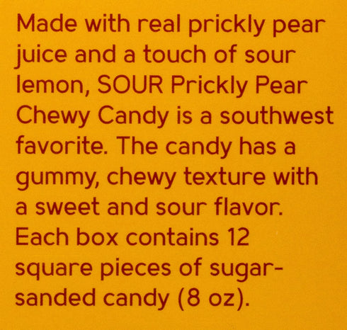 1/2 lb (8 -Pack 1 DesertUSA's Sour Prickly Pear Jelly Candy Made with real Cactus Fruit Juice - box Ounce)