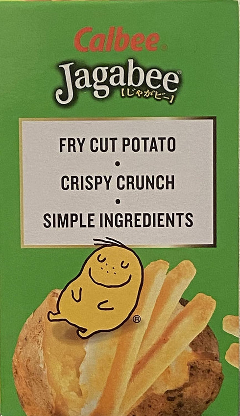 Calbee 3.18oz. Pack 2 Potato Sticks Jagabee Lightly Salted
