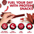 (10 Count) Pack Jerky-n-Spice Premium Spicy Meat Sticks Gift Box | Beef Sticks Variety | Beef Jerky Basket for Men |
