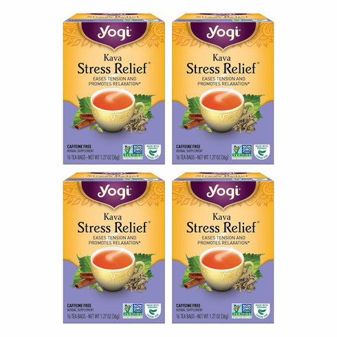 Yogi Tea Kava Stress Relief Tea - 16 Tea Bags per Pack