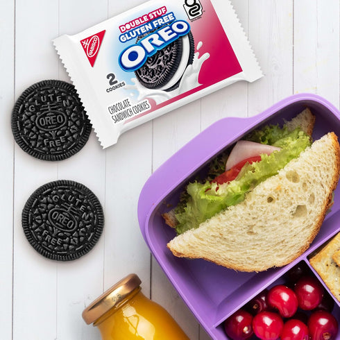 Pack, 20 Packs (2 Pack) OREO Gluten Free Original & Double Stuf Chocolate Sandwich Cookies Variety Gluten Free Cookies