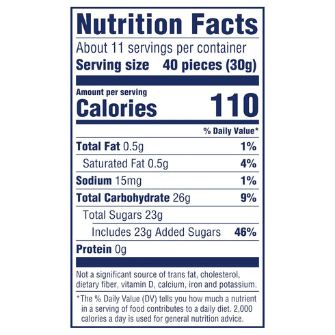 12 oz SweeTARTS Mini Chewy Candy, Mixed Fruit Flavors (Cherry, Grape, Lemon, Apple & Orange), Sweet & Tart Chewy Candy